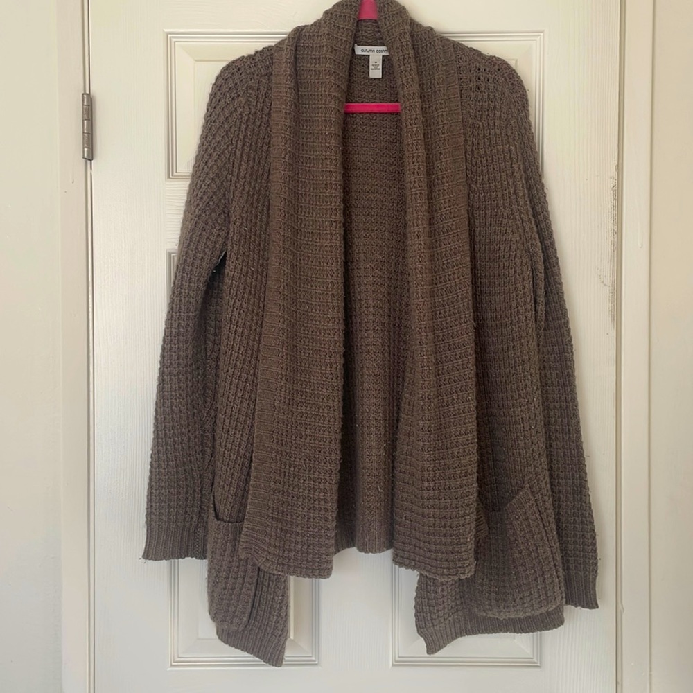 Autumn Cashmere drape front cardi size Med